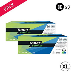 TONER SERVICES Compatible HP 64X Toners Pack de 2 Noir CC364X (HT364X) 