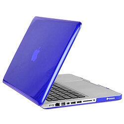 Wewoo Housse Étui bleu foncé pour Macbook Pro 13,3 pouces Chapeau-Prince 3 en 1 Crystal Hard Shell de protection en plastique avec clavier de et prise de poussière Port