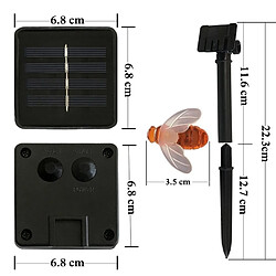 Avis Wewoo LED Avec panneau solaire Lampe de fée lumineuse décorative jardin extérieur blanc chaud actionné 6.5m 30 d'abeille le 100mA / 1.2V