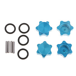 Avis Métal 17mm Hex Hub 30mm Extension Extension plus long combinateur pour voiture RC Bleu