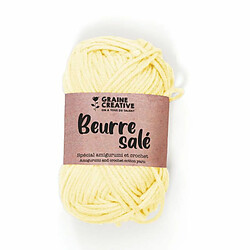 Graines Creatives Fil de coton spécial crochet et amigurumi 55 m - jaune clair