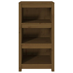 Acheter vidaXL Bibliothèque Marron miel 50x35x97 cm Bois de pin massif