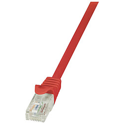 LogiLink Câble patch EconLine, Cat. 6, U/UTP, 3 m, rouge ()