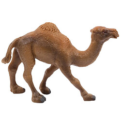 1pc Simulation Camel Wildlife Stationary Adornment Child Educational Toy (khaki)