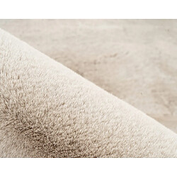 Lisa Design Joy - tapis organique - fausse fourrure - beige