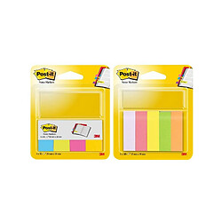 Post-it Marque-pages en papier, 15 x 50 mm, couleurs néon ()