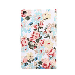 Avis Etui en PU + TPU peau de fleur blanc pour votre Samsung Galaxy Tab A 8.0 Wi-Fi (2019) T290/LTE T295