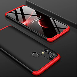 Coque en TPU 3 pièces détachables mates noir/rouge pour votre Samsung Galaxy M31