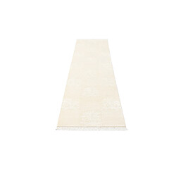 Avis Vidal Tapis de couloir en laine 300x79 beige Darya