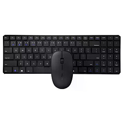 Bundle Rapoo clavier et souris 9300M Bt/sans fil ultra fin, noir, Nano USB