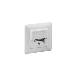 CAT 5e DUP BLANC FLUSH MOUNT