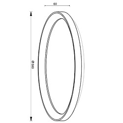 Acheter Plafonnier Rond Moderne LED CCT 30W 3000K 4000K Bureau Étude Mur Plafonnier Lampe 230V 38cm COLEUR ARGENT