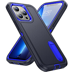 Coque en TPU avec béquille Bleu foncé/saphir pour votre iPhone 13 Pro Max 6.7 pouces