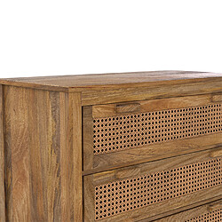 Avis Rendez Vous Deco Commode en cannage 3 tiroirs Tiki