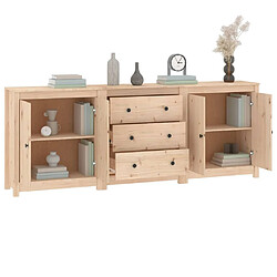 Avis vidaXL Buffet 210x35x80 cm Bois massif de pin