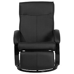 Acheter Beliani Fauteuil Cuir PU Noir MIGHT