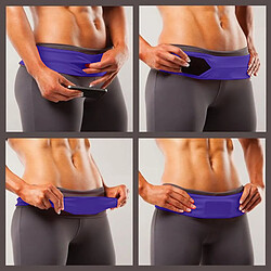 Avis Avizar Ceinture de Sport Smartphone Extensible taille S (65 cm) violet