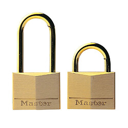 Cadenas MASTER LOCK laiton 35mm + 1 cad anse 38mm