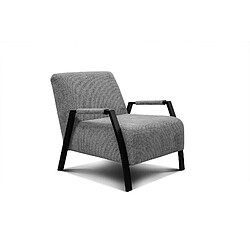 Courtois Laville Fauteuil fixe tissu gris - Kobe