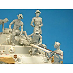 Mini Art Figurine Mignature German Tank Crew ""afrika Korps"" Special Edition