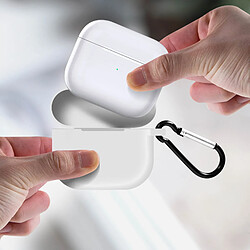 Avizar Coque AirPods 3 en Silicone Doux Résistant Effet Mat Mousqueton transparente pas cher