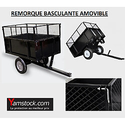 Avis Bigb Remorque basculante pour Tondeuse / Tracteur de jardin / Quad