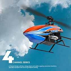 Universal 4CH 6 Axis Gyro Single Blade RC Helicopter(Orange)