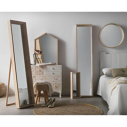 Miroir suspendu Alexandra House Living Naturel 60 x 82 x 9 cm