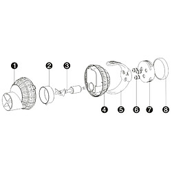 Helloshop26 Pompe de débit support magnétique 10000l/h 16 watts 16_0002378