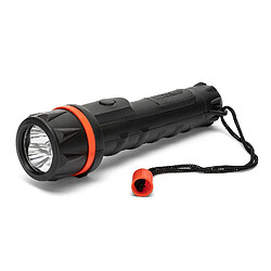 VELAMP Lampe torche caoutchouc incassable 3 LED (2AA non fournies)