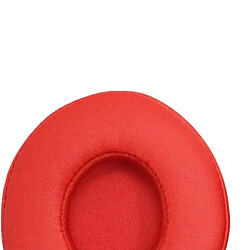 Avis 1 paire remplacement oreillettes coussins couverture pour les beats solo 2.0 casque rouge