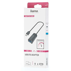 HAMA Adaptateur USB-OTG, fiche USB-C - port USB, USB 3.2 Gen1, 5 Gbit/s