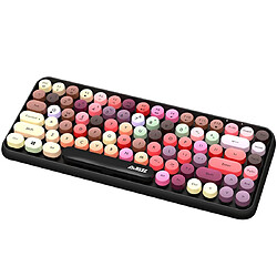 Wewoo Ajazz 308I 84 touches macaron tablette téléphone mobile ordinateur bureau domestique clavier Bluetooth