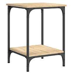 Acheter vidaXL Table basse chêne sonoma 40x40x55 cm bois d'ingénierie