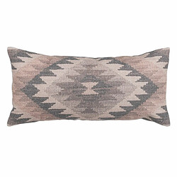 BigBuy Home Coussin Coton Gris Rose 30 x 60 cm