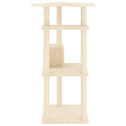 Acheter Arbre à chat avec griffoirs,niche pour chat en sisal crème 123 cm -MN69333