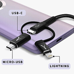 Avis Akashi Cable de charge 3en1 connecteur USB-C