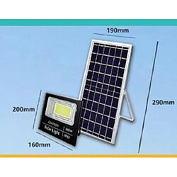 Avis Tradex LED PANNEAU SOLAIRE PHOTOVOLTAIQUE IP67 200W AVEC TELECOMMANDE LED-8195