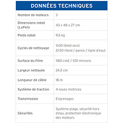 Robot nettoyeur électrique ov 5300 sw - ov 5300 sw - ZODIAC pas cher