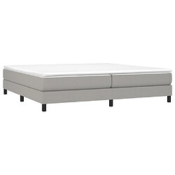 Avis Sommier à lattes,Cadre à lattes de lit pour Adulte Gris clair 200x200 cm Tissu -MN29263