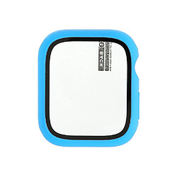 Coque en TPU caoutchouté, finition mate, bleu foncé pour votre Apple Watch Series 7 45mm