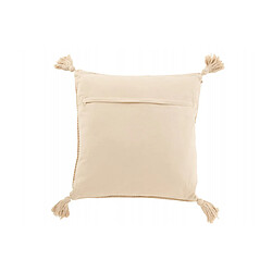 Dansmamaison Coussin Jute Cotton / Jute Beige/Marron