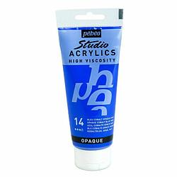 Pebeo Peinture acrylique opaque - Bleu cobalt - 100 ml