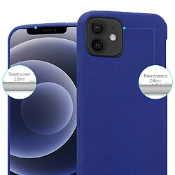 Cadorabo Coque iPhone 12 / 12 PRO Etui en Bleu