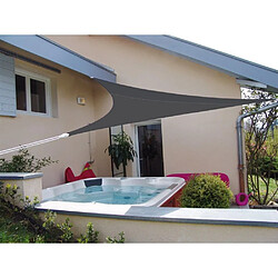 Easy Sail Voile d'ombrage triangle 4x4x4m ardoise.