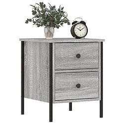 Avis Maison Chic Lot de 2 Tables de chevet - Tables de Nuit sonoma gris 40x42x50cm bois d'ingénierie