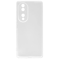 Avizar Coque pour Honor 70 Silicone Gel Flexible Fine et Légère Blanc Givré