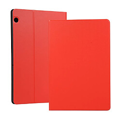 Etui en PU flip rouge pour votre Huawei MediaPad T5 10 with Multi-angle Stand