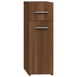 vidaXL Armoire apothicaire Chêne marron 20x45,5x60cm Bois d'ingénierie