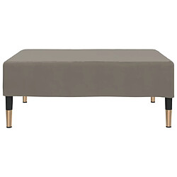 Avis Maison Chic Repose-pied,Tabouret confortable Gris clair 78x56x32 cm Velours -MN65352